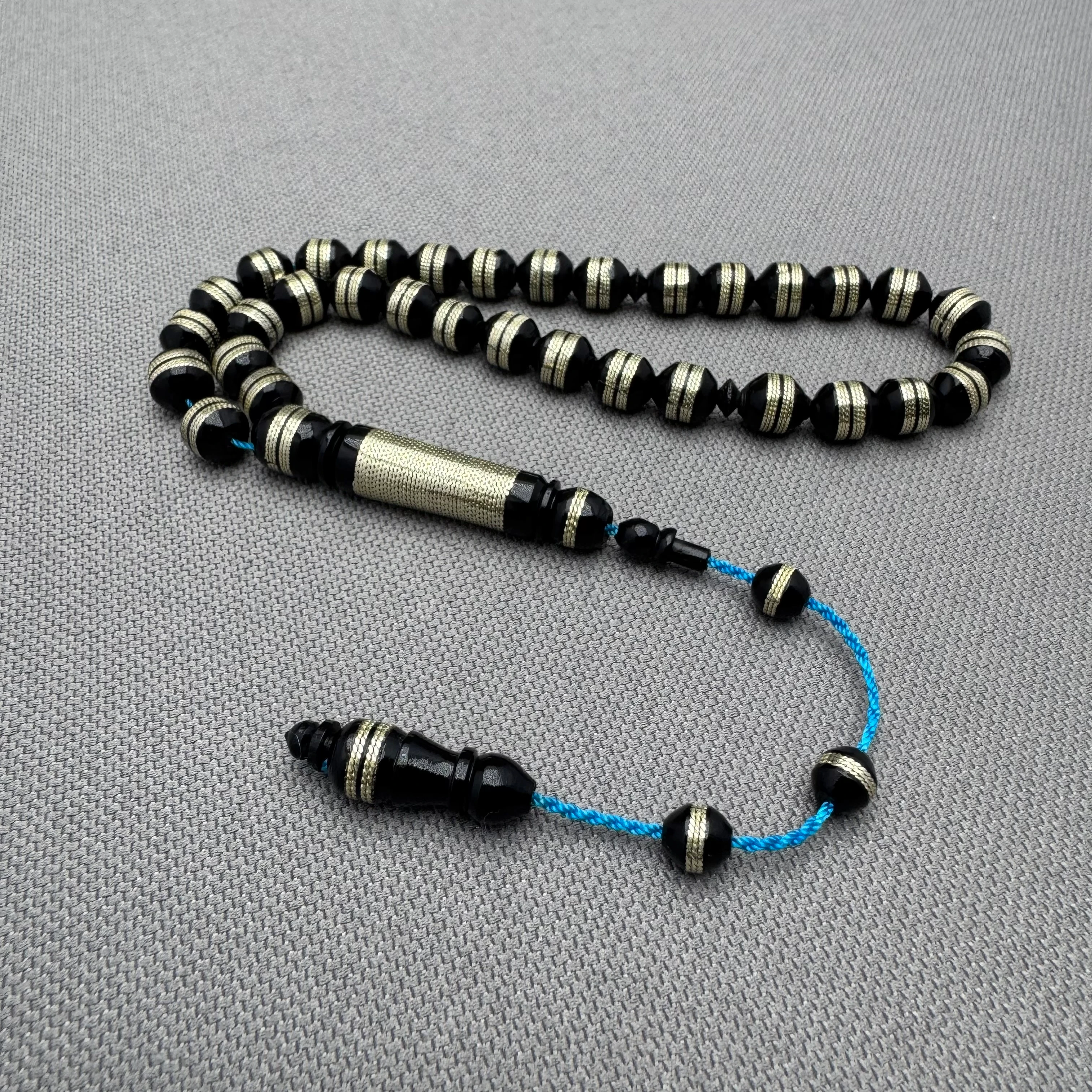 Kuka Üzeri Beyaz Pirinç Sarma Özel İşçilik Kuka Tespih